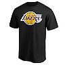 Men's Fanatics Branded Black Los Angeles Lakers Primary Team Logo T-Shirt