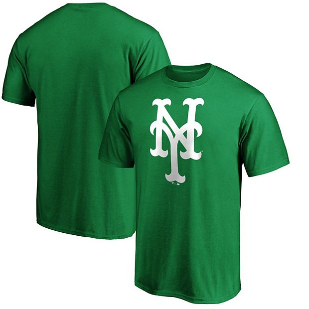 Men's Fanatics Branded Kelly Green New York Mets St. Patrick's Day Logo T- Shirt
