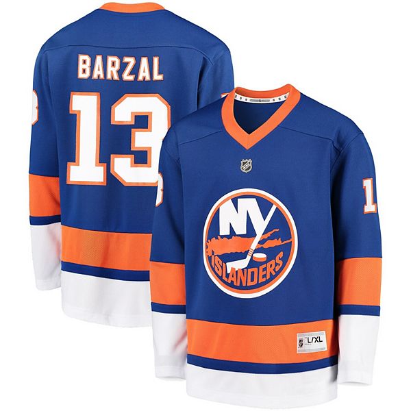 Matthew Barzal New York Islanders Authentic Adidas Blue Jersey