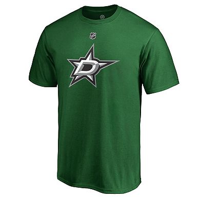 Men's Fanatics Branded Tyler Seguin Kelly Green Dallas Stars Team Authentic Stack Name & Number T-Shirt