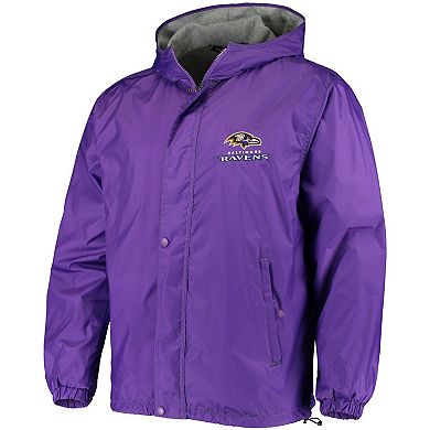 Men's Dunbrooke Purple Baltimore Ravens Logo Legacy Stadium Full-Zip Jacket