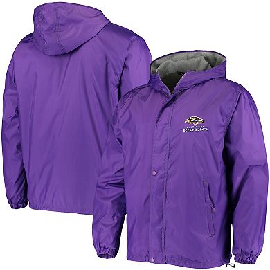 Men's Dunbrooke Purple Baltimore Ravens Logo Legacy Stadium Full-Zip Jacket