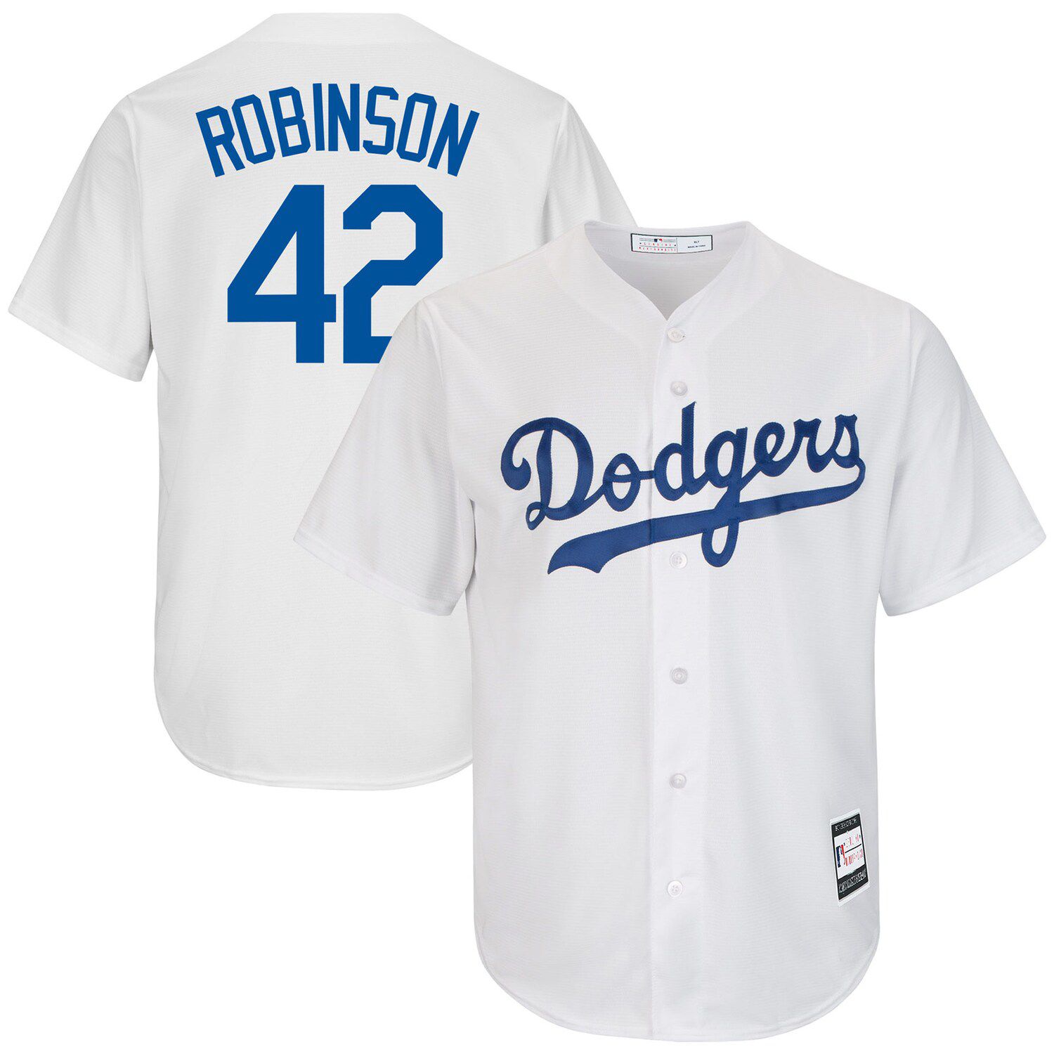 white jackie robinson jersey