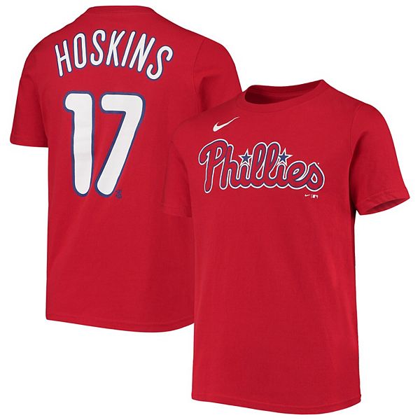 Rhys Hoskins Philadelphia Phillies Nike Toddler Player Name & Number  T-Shirt - Red