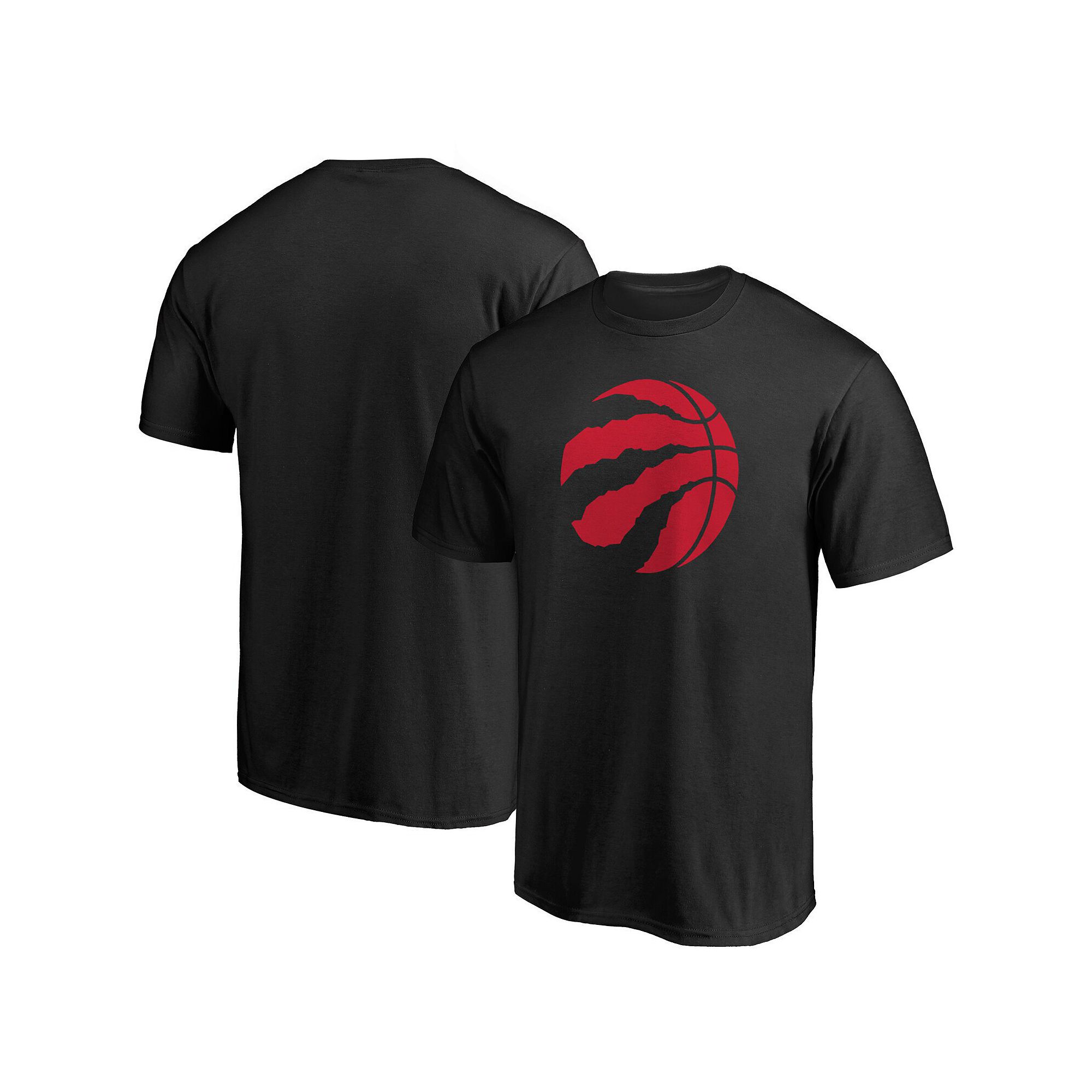 Mens Fanatics Branded Black Toronto Raptors Primary Team Logo T-Shirt, Siz