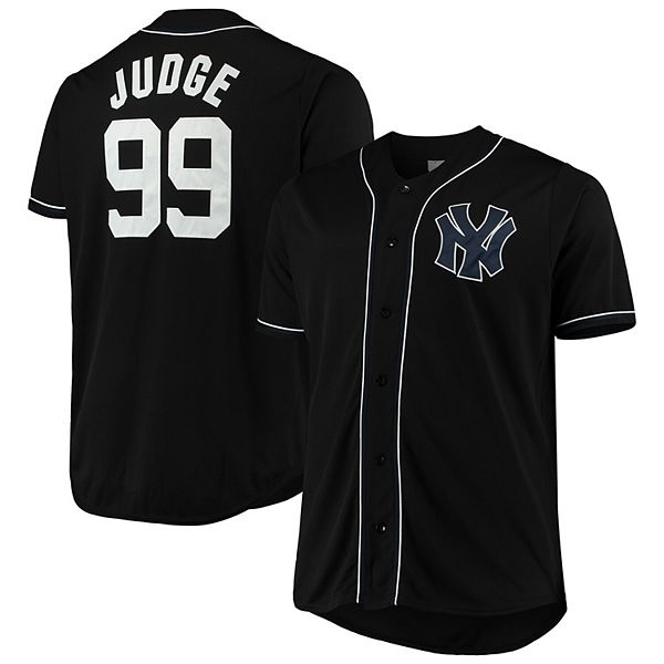 Men's Aaron Judge Black New York Yankees Big & Tall Fashion Player Jersey