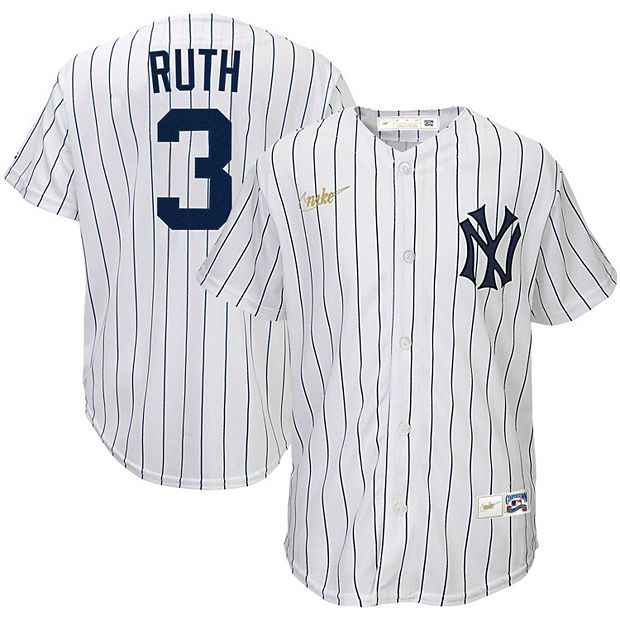 Youth Nike Babe Ruth White New York Yankees Home Cooperstown Collection  Player Jersey