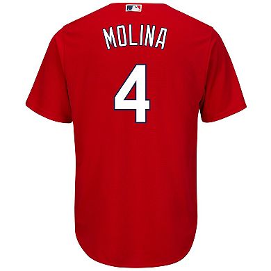 Men's Yadier Molina Red St. Louis Cardinals Big & Tall Replica Player Jersey