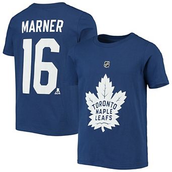 Youth Mitchell Marner Blue Toronto Maple Leafs Player Name & Number T-Shirt