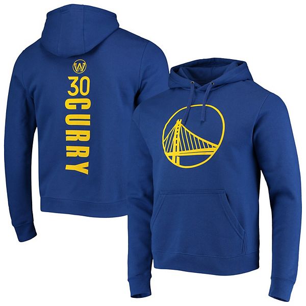 Men's Fanatics Branded Royal Golden State Warriors Playmaker Personalized  Name & Number Pullover Hoodie