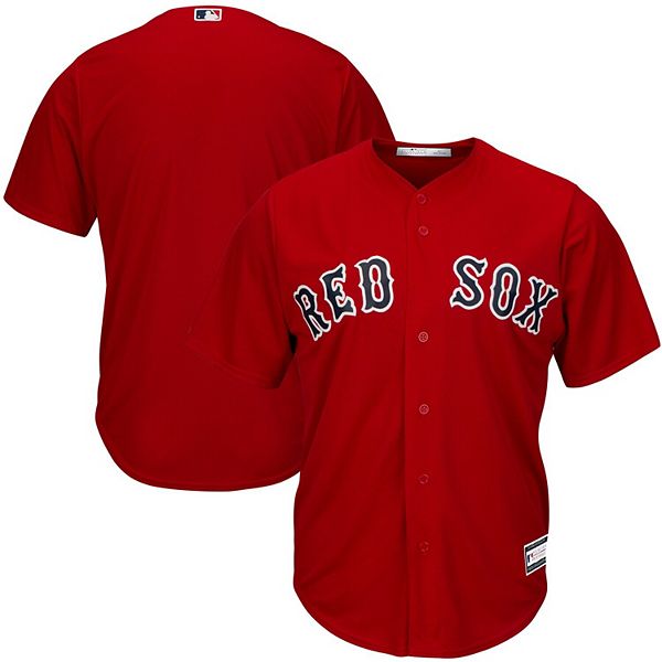 Profile Men's Red Boston Sox Big & Tall Replica Team Jersey