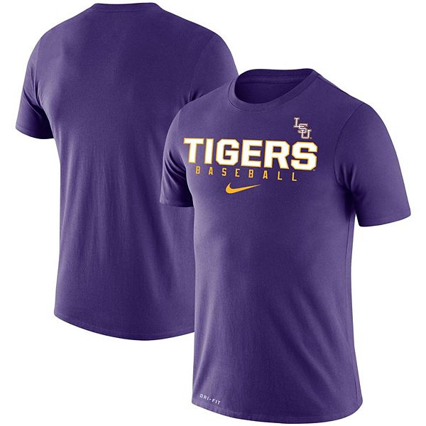 Men's Nike Purple LSU Tigers Baseball Legend Performance T-Shirt