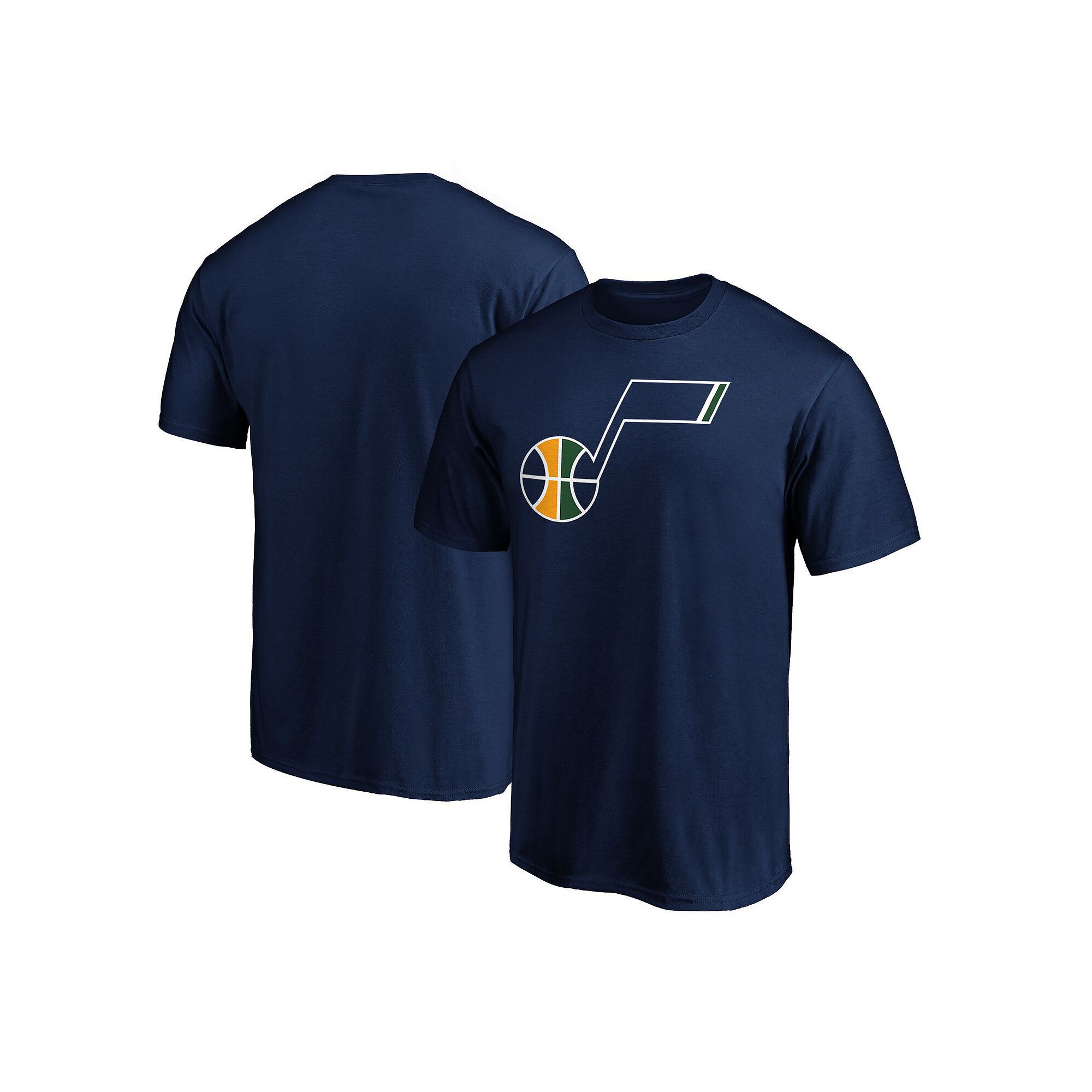 Mens Fanatics Branded Navy Utah Jazz Primary Team Logo T-Shirt, Size: Smal