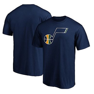 Men's Fanatics Branded Navy Utah Jazz Primary Team Logo T-Shirt