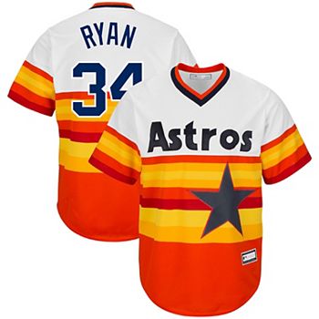 Nolan Ryan Houston Astros Big & Tall Home Cooperstown Collection Replica  Player Jersey - White/Orange