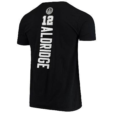 Men's Fanatics Branded LaMarcus Aldridge Black San Antonio Spurs Team Playmaker Name & Number T-Shirt