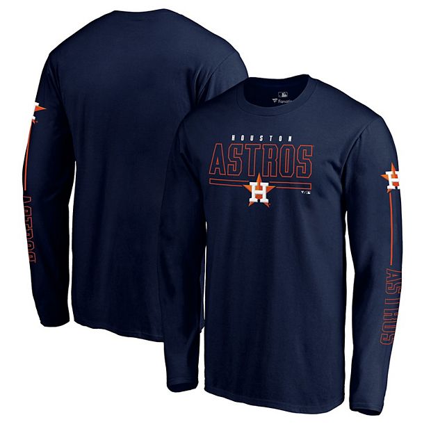 Men's Fanatics Branded Navy Houston Astros Official Logo Pullover Hoodie