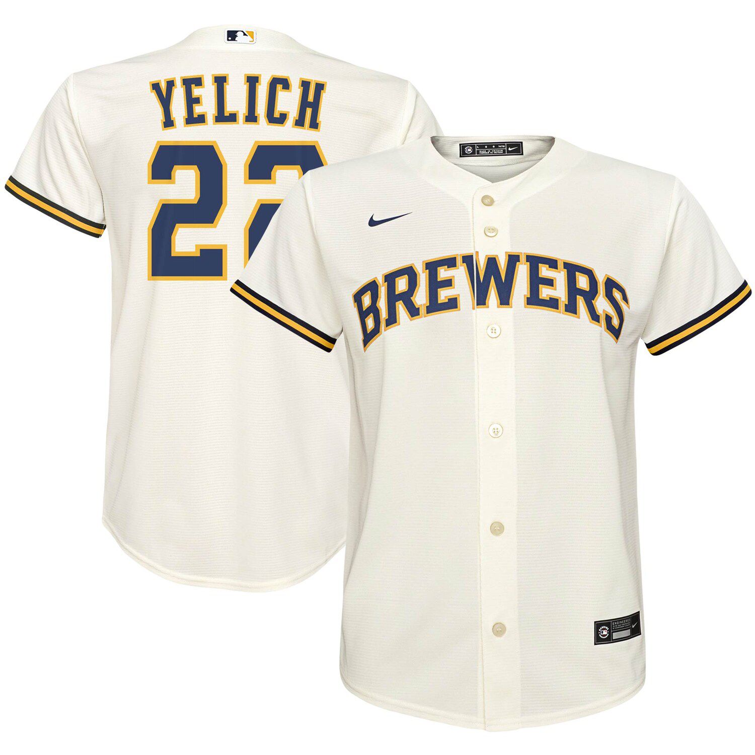 Christian Yelich Brewers jersey