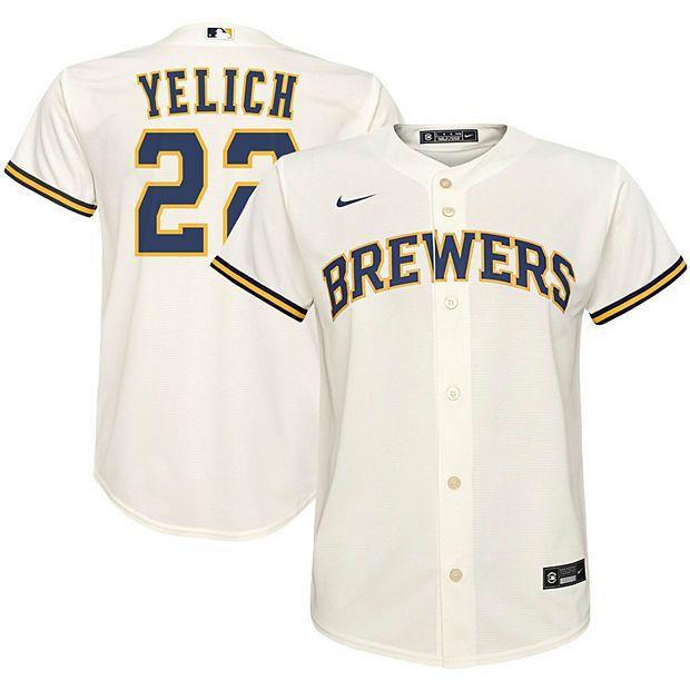 MLB Milwaukee Brewers (Christian Yelich) Men's Replica Baseball Jersey