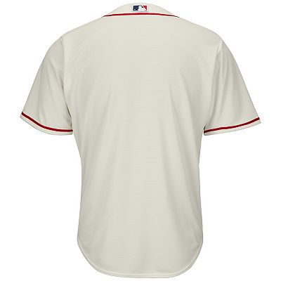 Men s Cream St. Louis Cardinals Big Tall Replica Team Jersey