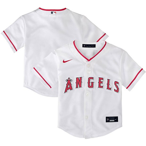 Men's Los Angeles Angels Nike White Home Replica Team Jersey