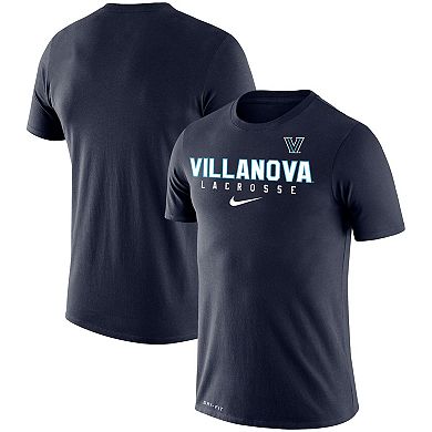 Men's Nike Navy Villanova Wildcats Lacrosse Legend 2.0 Slim Fit Performance T-Shirt