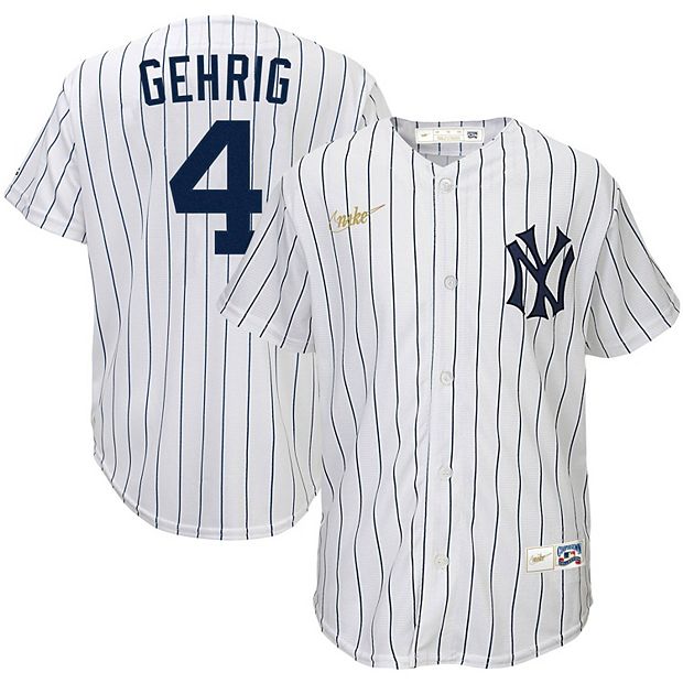 Youth Nike Lou Gehrig White New York Yankees Home Cooperstown Collection  Player Jersey