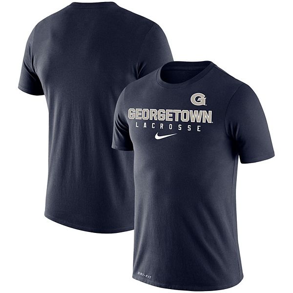 Men's Nike Navy Georgetown Hoyas Lacrosse Legend 2.0 Performance T-Shirt