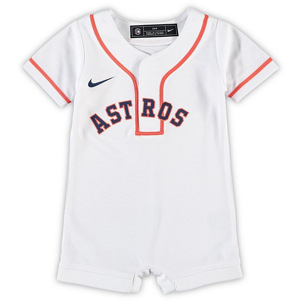 Newborn & Infant Houston Astros Nike White Official Jersey Romper