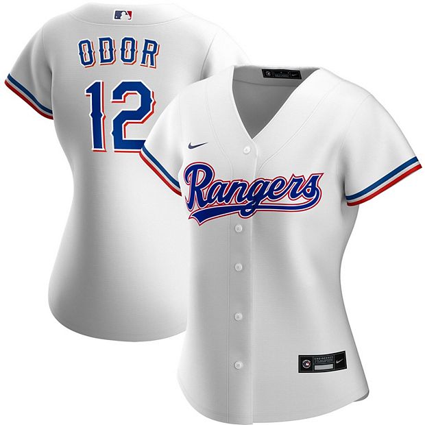 Women's Nike Rougned Odor White Texas Rangers Home Replica Player Jersey
