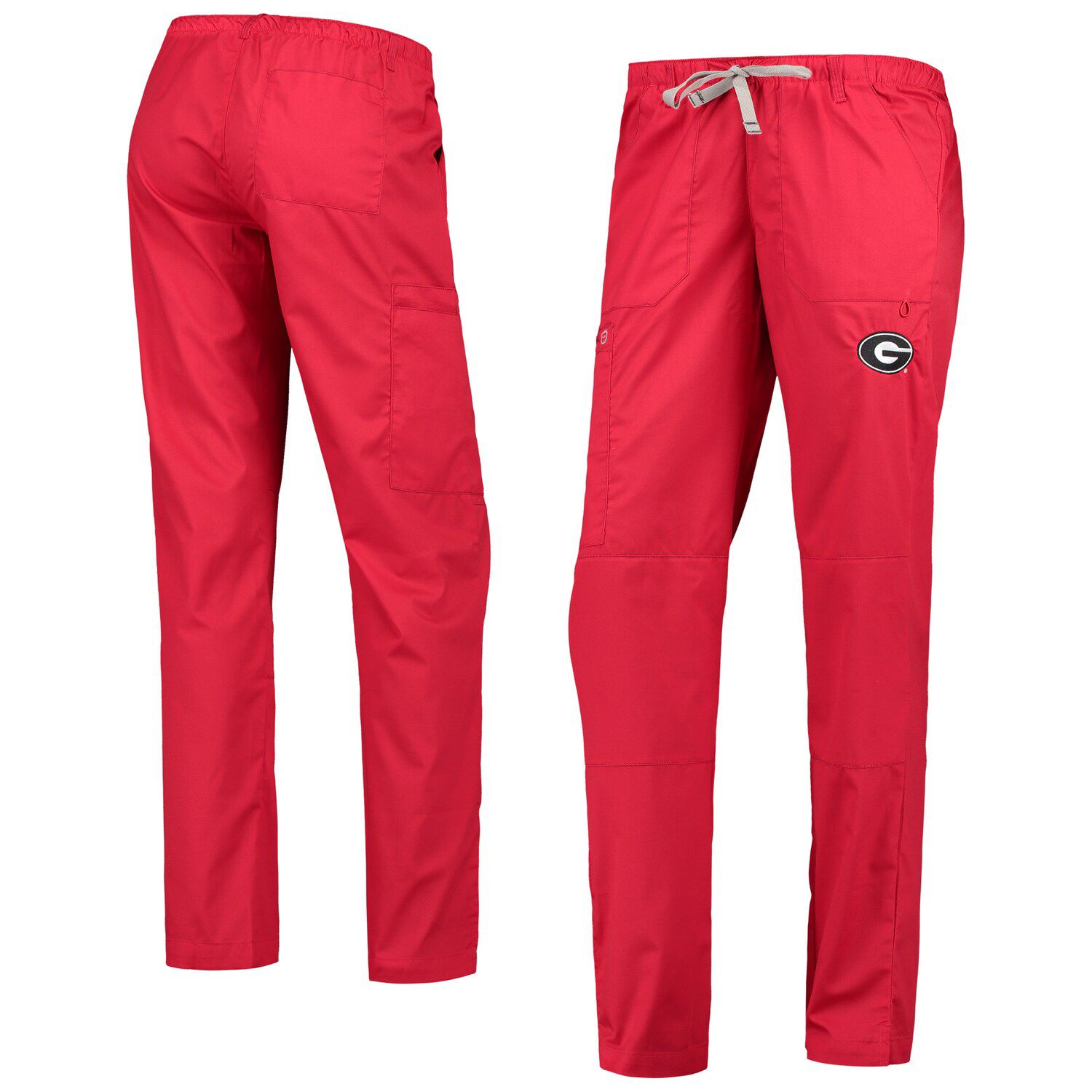 red cargo pants womens