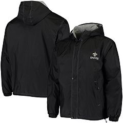 Starter New Orleans Saints Pullover Half-Zip Jacket L / Saints Black Mens Outerwear