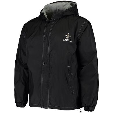 Men's Dunbrooke Black New Orleans Saints Logo Legacy Stadium Full-Zip Jacket