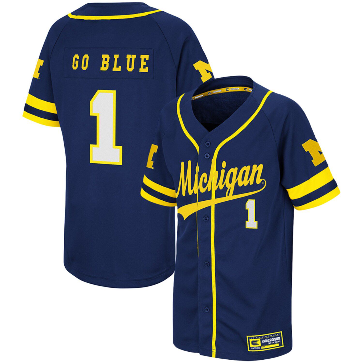 michigan wolverines baseball jersey