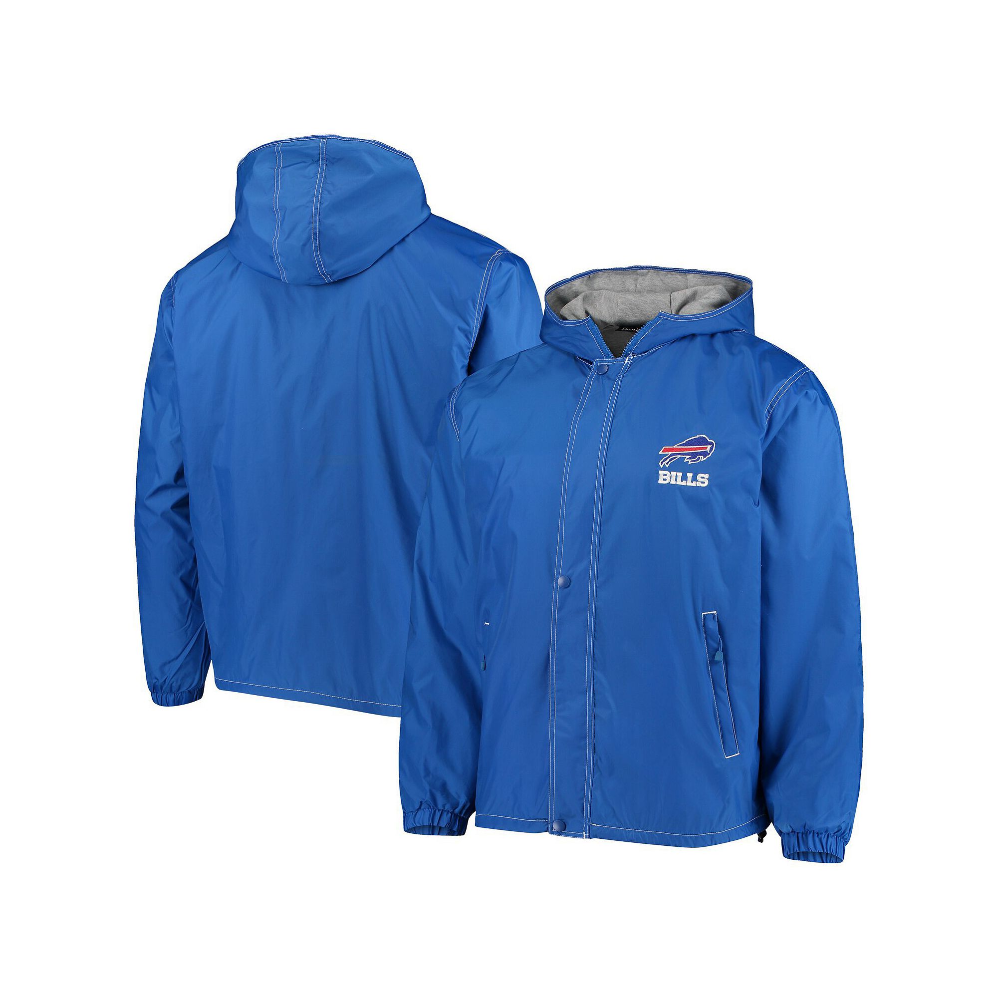 Mens Dunbrooke Royal Buffalo Bills Logo Legacy Stadium Full-Zip Jacket, Si