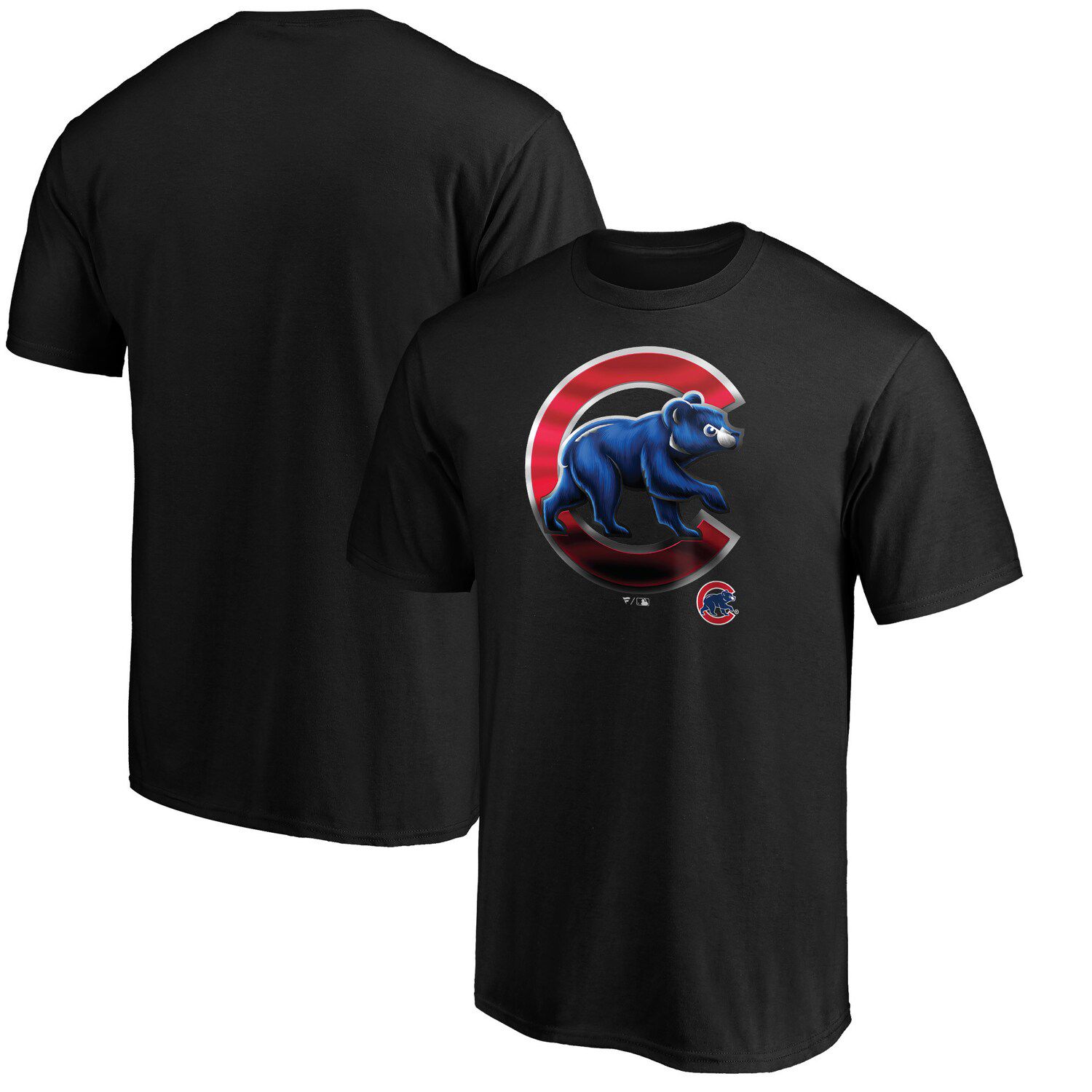 black chicago cubs shirt