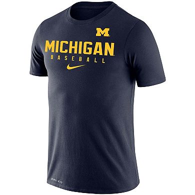 Men's Nike Navy Michigan Wolverines Baseball Legend Performance T-Shirt