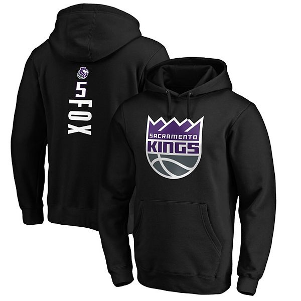 Lids De'Aaron Fox Sacramento Kings Fanatics Branded Name & Number T-Shirt -  Black