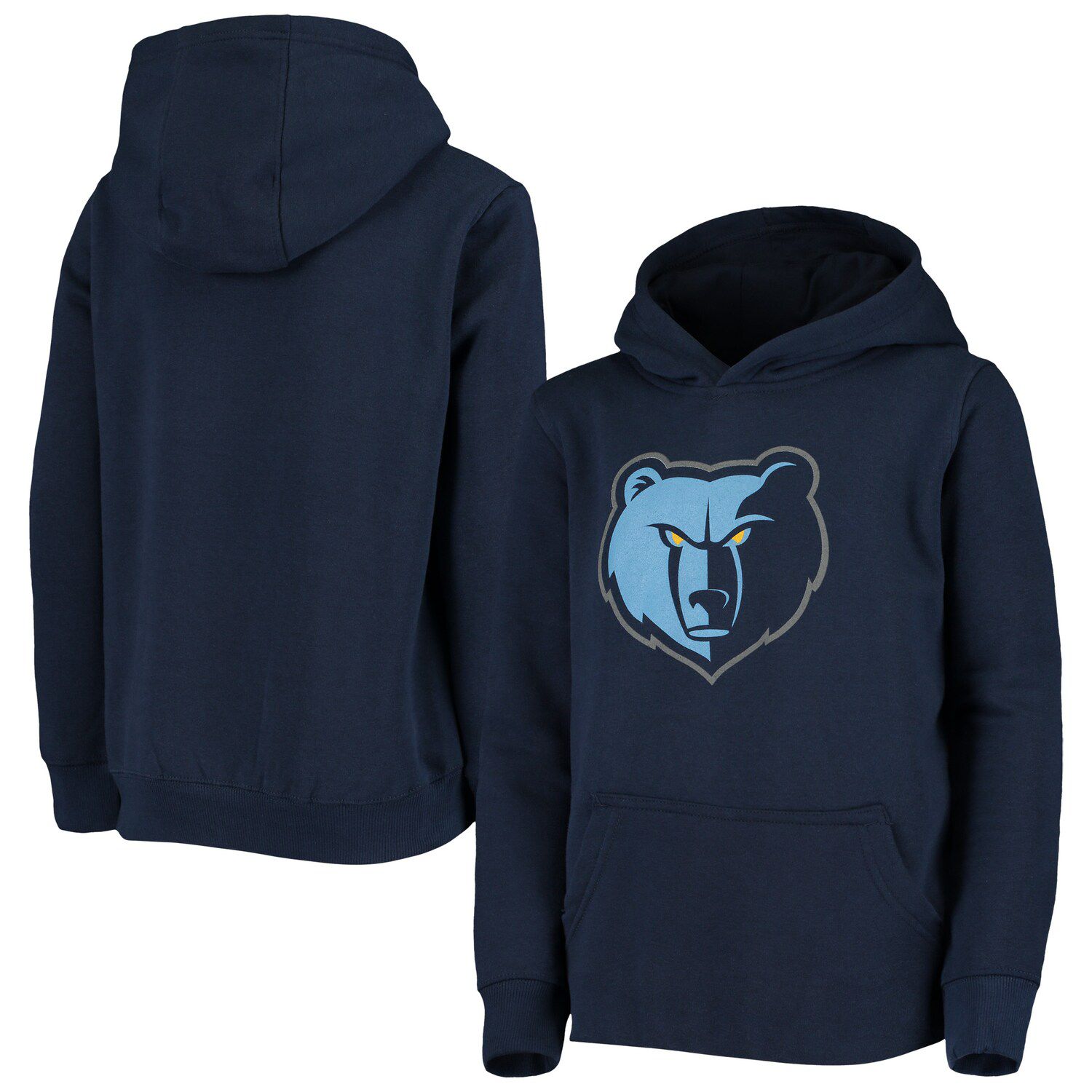 navy fleece pullover