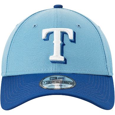 Men's New Era Light Blue Texas Rangers Alternate 2 The League 9FORTY Adjustable Hat