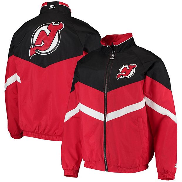 Men's Starter Red/Black New Jersey Devils The Bench Coach Men's Starter Red/Black New Jersey Devils The Bench Coach