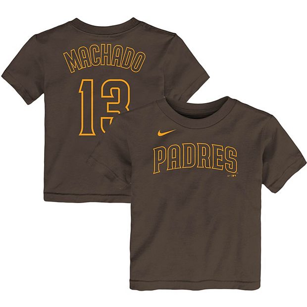 Toddler Nike Manny Machado Brown San Diego Padres Player Name & Number T- Shirt