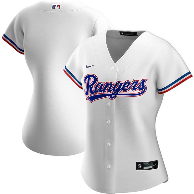 MLB Texas Rangers Boys' White Pinstripe Pullover Jersey - XS