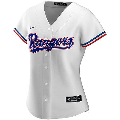 Women's Nike White Texas Rangers Home Replica Team Jersey