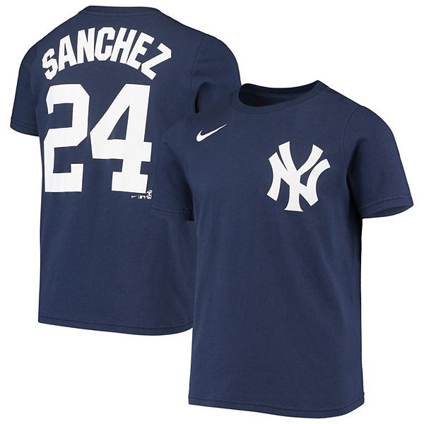 Gary Sanchez New York Yankees Nike Youth Name & Number T-Shirt - Navy