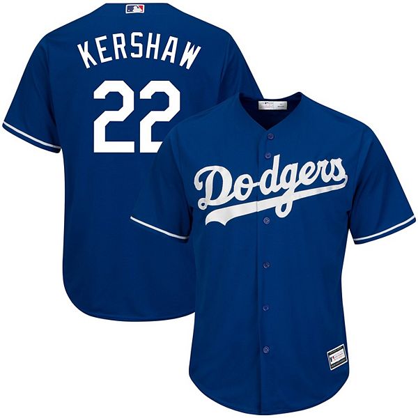 Men's Clayton Kershaw Royal Los Angeles Dodgers Big & Tall Replica Player  Jersey
