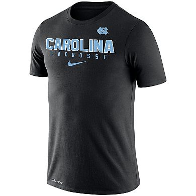 Men's Nike Black North Carolina Tar Heels Lacrosse Legend 2.0 Performance T-Shirt