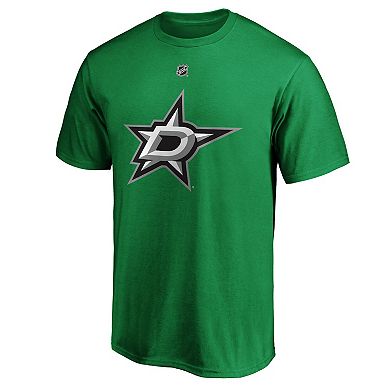 Men's Fanatics Branded Joe Pavelski Kelly Green Dallas Stars Player Authentic Stack Name & Number T-Shirt