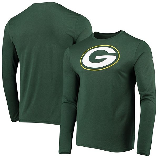 Men's New Era Green Green Bay Packers Combine Authentic Stadium Logo ...