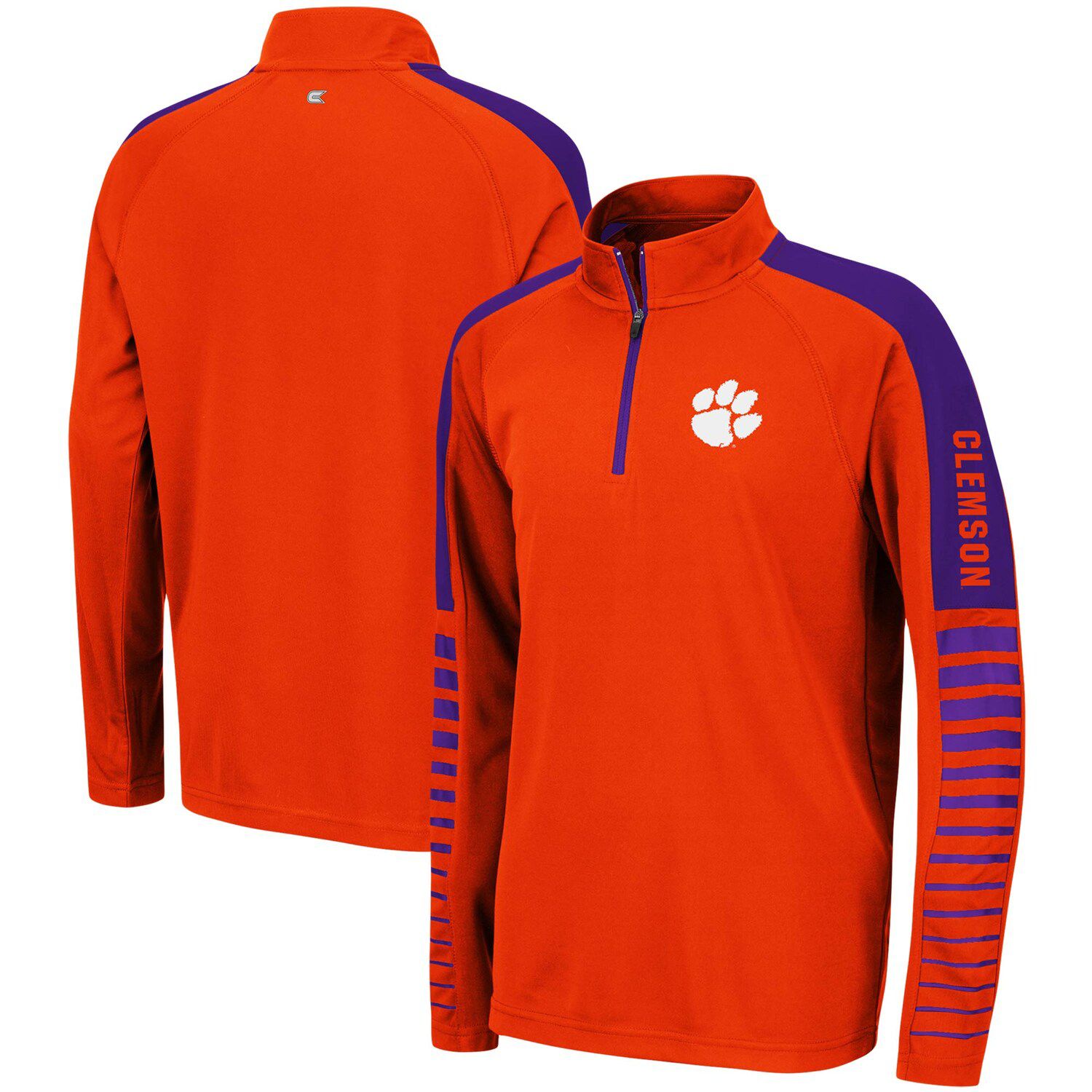 clemson quarter zip pullover